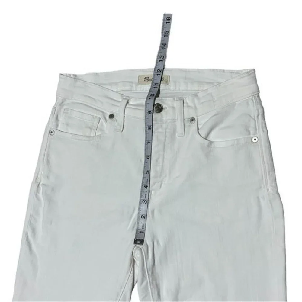 Madewell‎ White High Rise Skinny Jeans Size 28